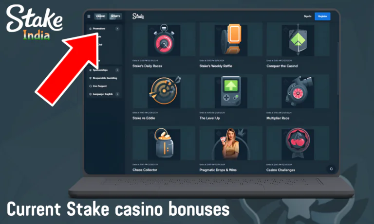 All current bonuses and promotions from Stake